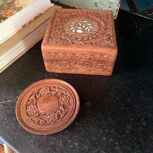 Rosewood Made India Box & Coaster Set